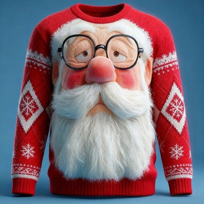 Christmas Santa Claus Reindeer Sweatshirt