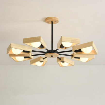 Solid wood bedroom Chandelier