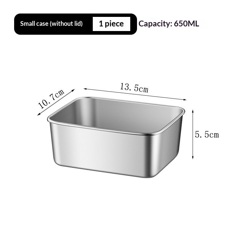 Stainless Steel Food Storage Container With Lid Airtight Container