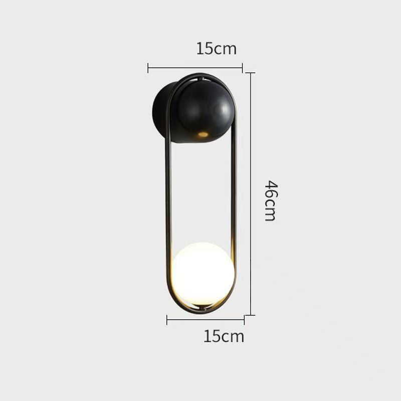 Bedroom Background Wall Stair Art Lamps