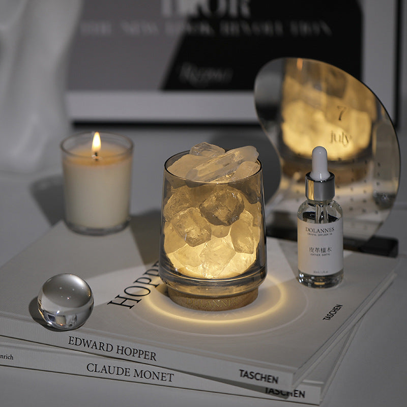 Fragrant Stone Aromatherapy Oil Gift Set Home Indoor Fragrance Crystal No Fire